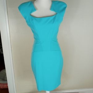 Boston Proper Size 2 Pencil Skirt Dress Aqua. Olir